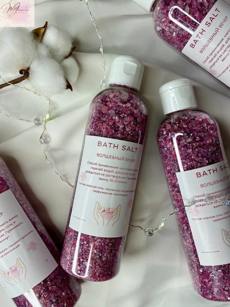 BATH SALT «Волшебный вечер» Сияющая соль для ванны